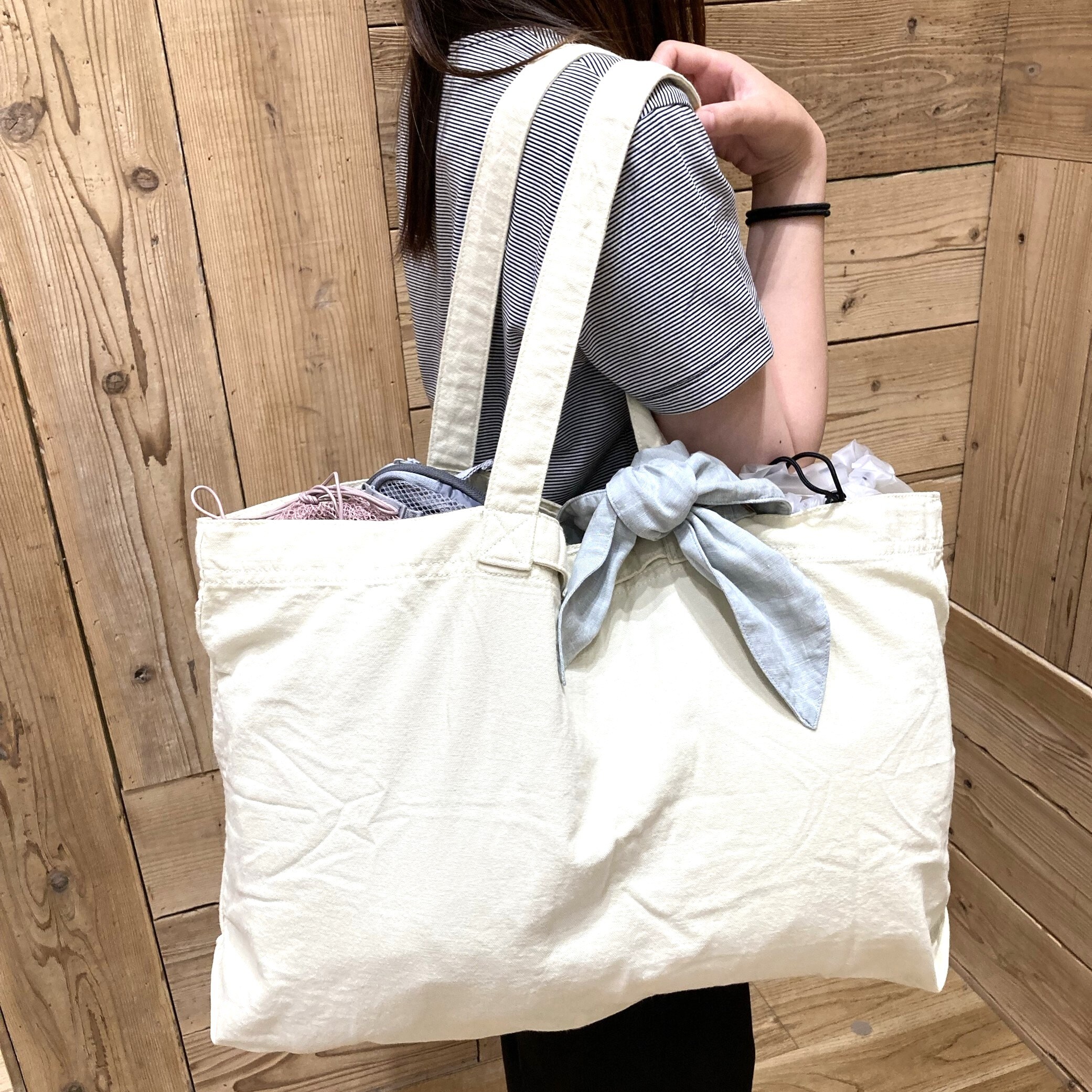 イズミヤショッピングセンター神戸玉津】『綿 製品洗い 横型 トート